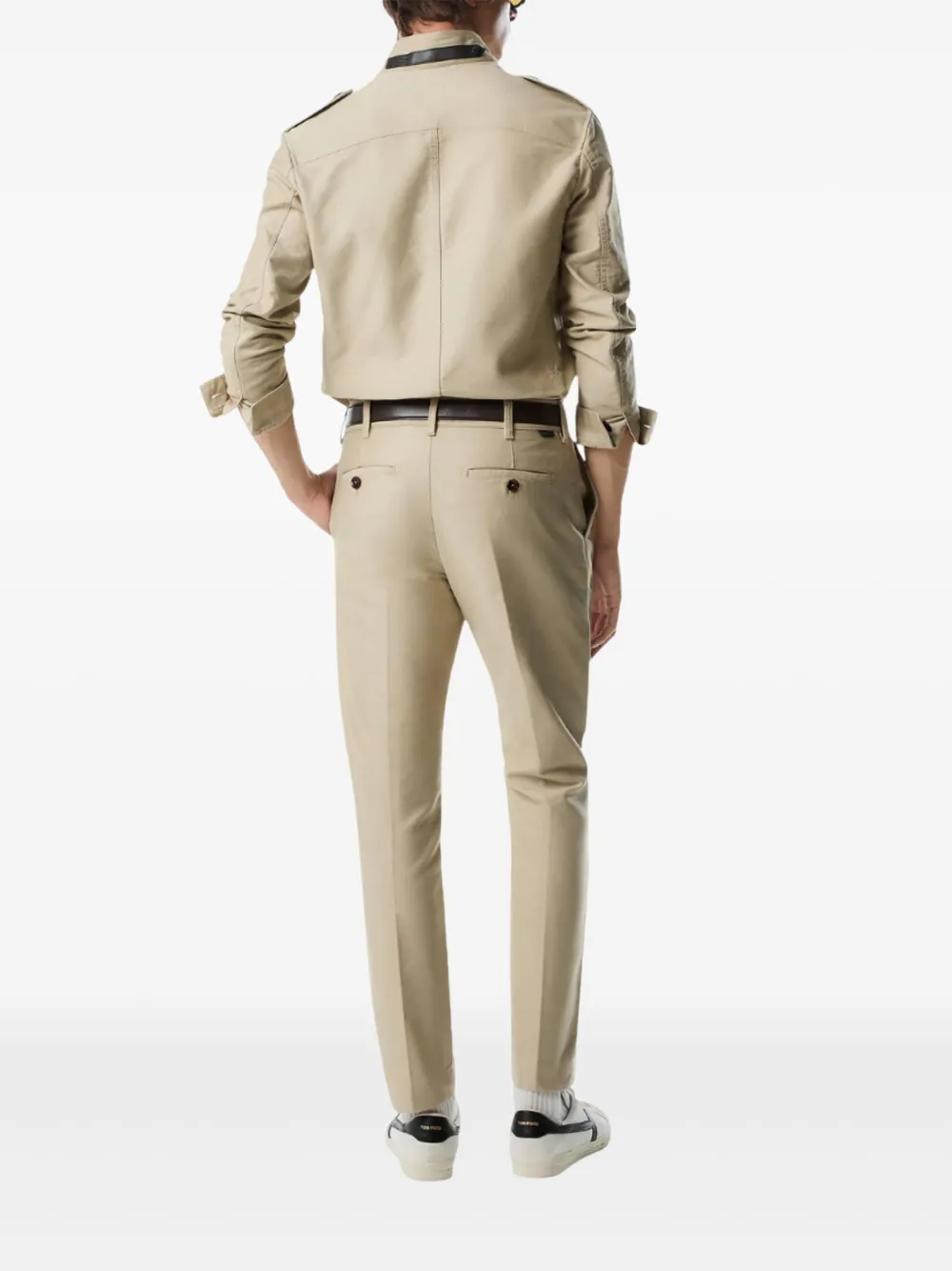 TOM FORD Katoenen jack Beige