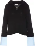 TWINSET layered-effect sweater - Black