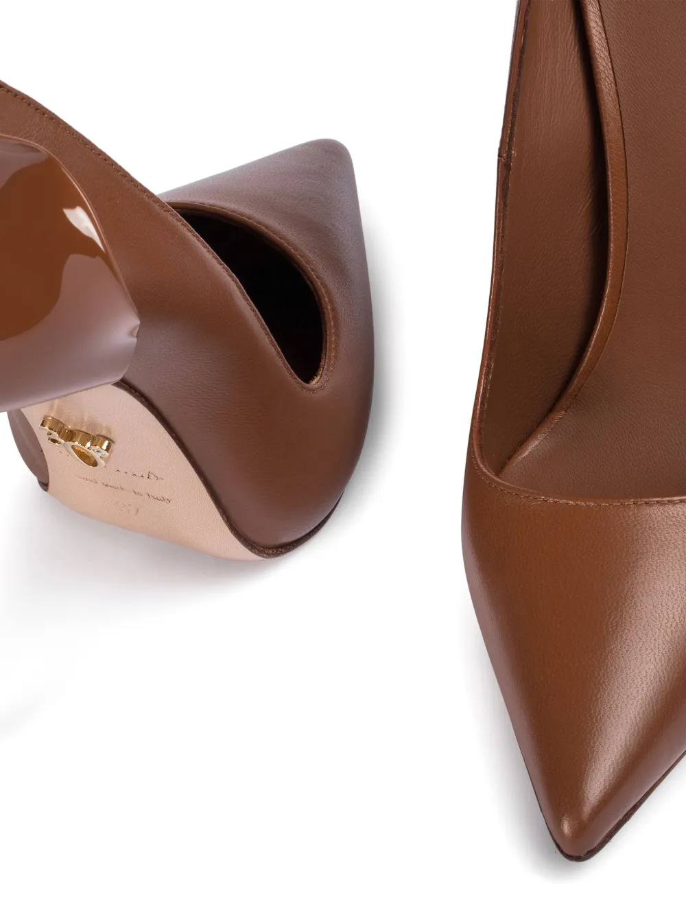 Le Silla 120mm Petalo pumps Brown