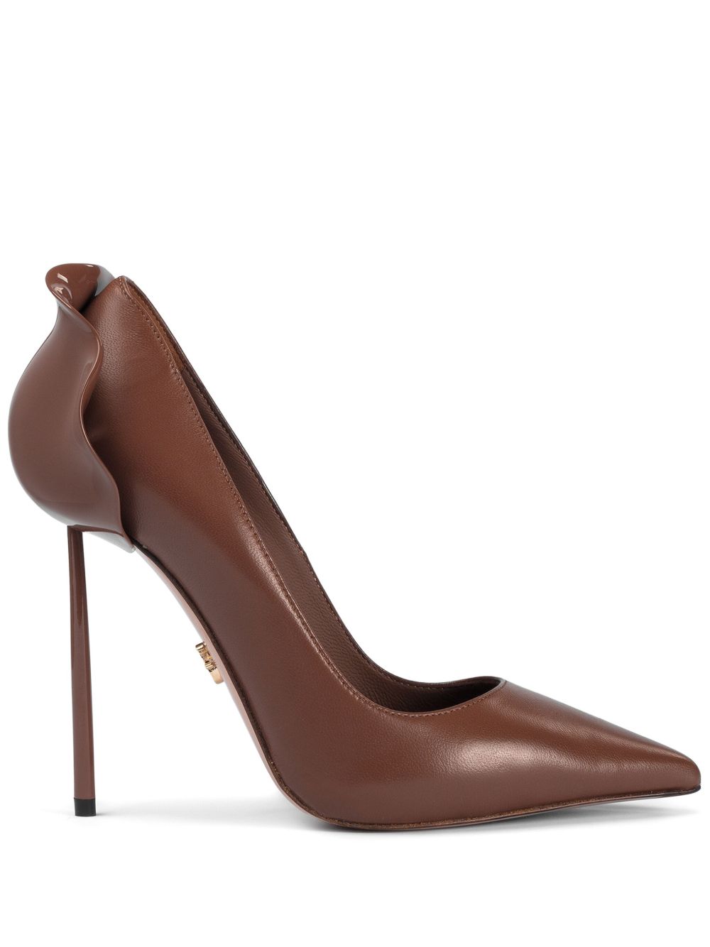 Le Silla 120 mm Petalo pumps Bruin