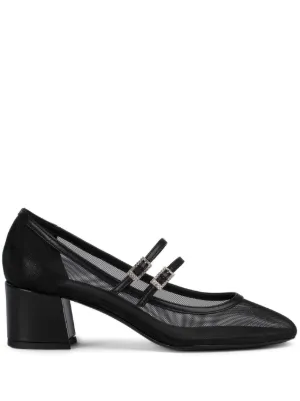 Jimmy Choo Elisa 45 Leather Pumps | Black | FARFETCH