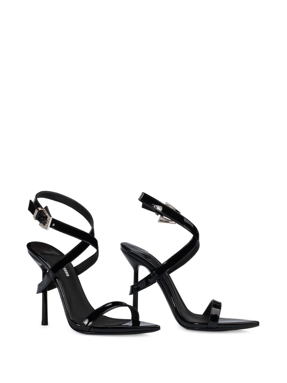 Le Silla 110mm Tess sandals - Zwart