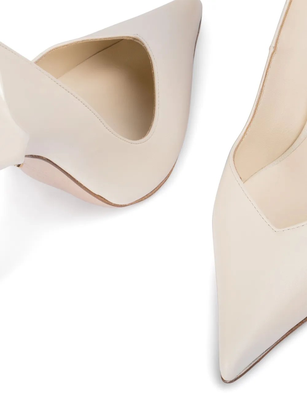 Le Silla 100 mm Petalo pumps Beige