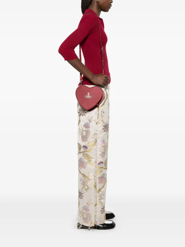 Vivienne Westwood Louise Heart Cross Body Bag | Red