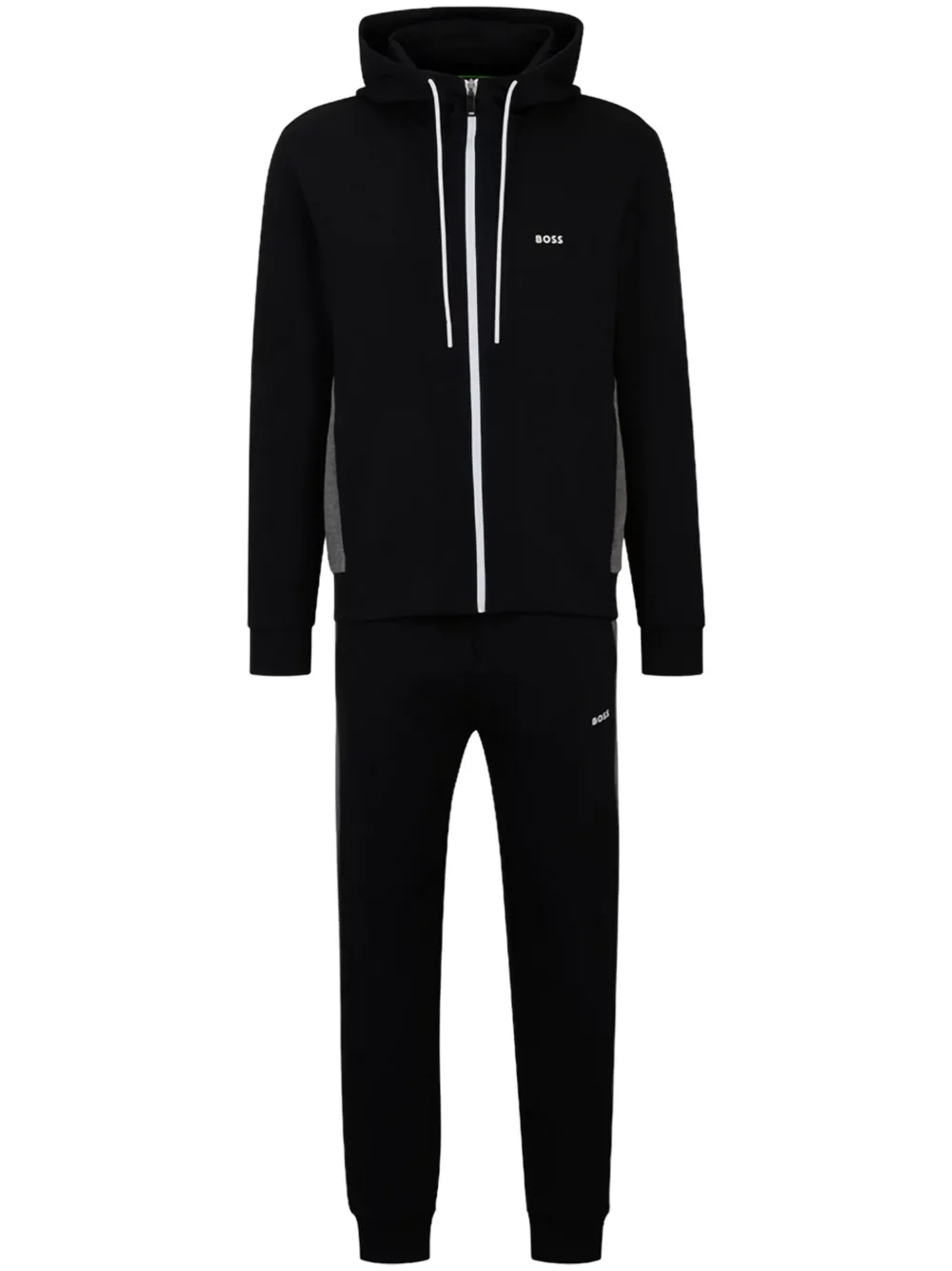 BOSS Tuta sportiva con stampa - Nero