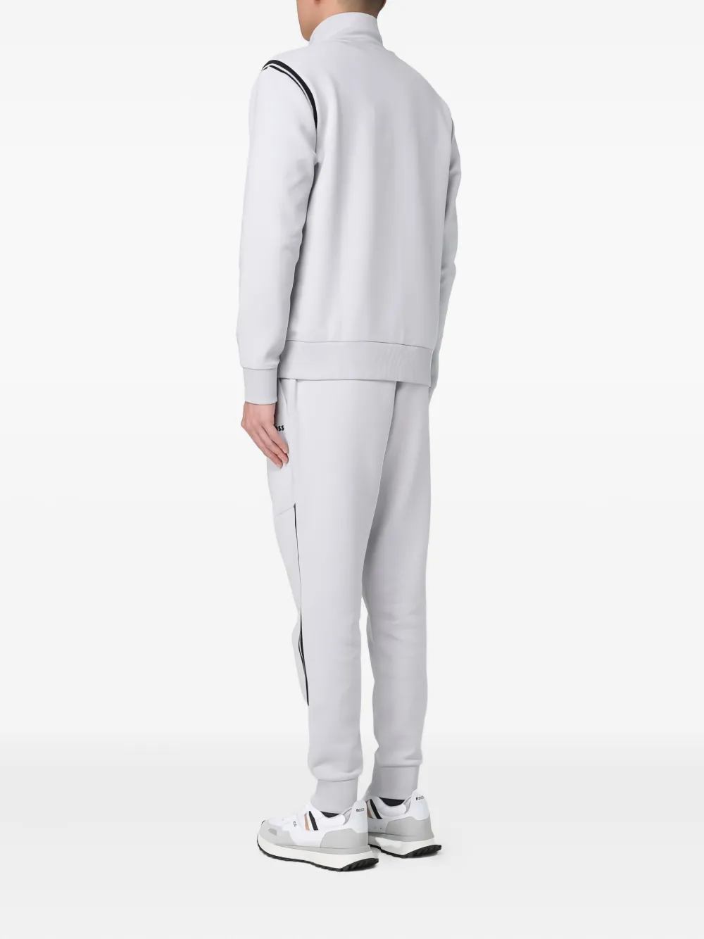 HUGO Trainingsbroek met streepdetail Grijs