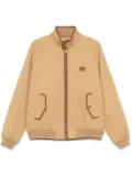 Valentino Garavani VLogo bomber jacket - Brown