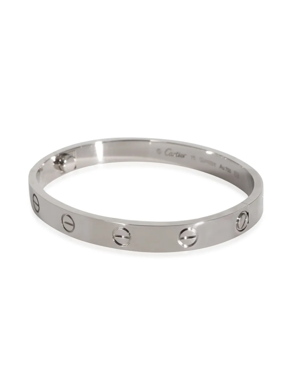 Cartier 18kt witgouden Love armband - Zilver