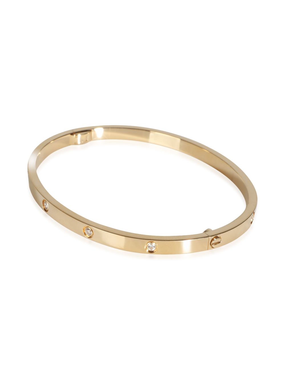 Cartier 18kt geelgouden Love diamant armband