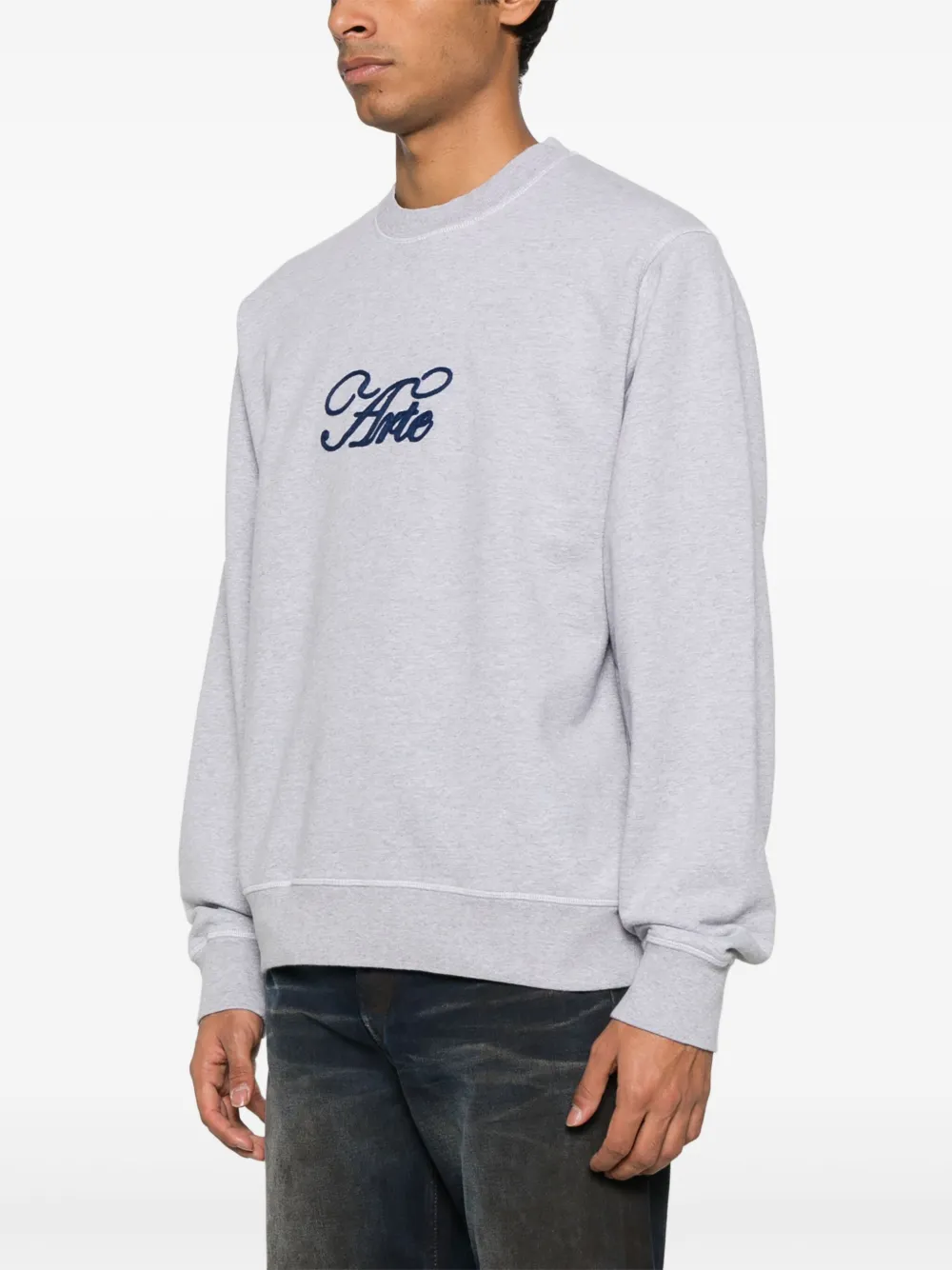 Arte Antwerp Sweater met logo Grijs