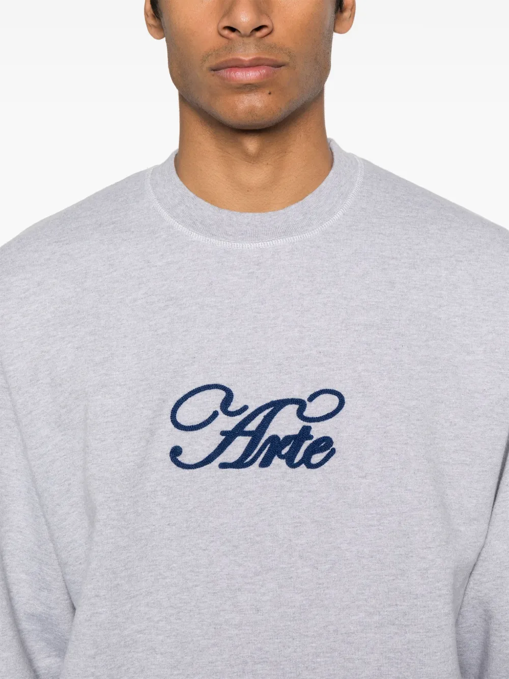 Arte Antwerp Sweater met logo Grijs
