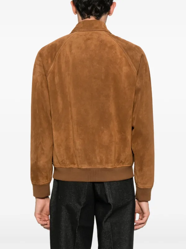 Valentino Garavani Suede Bomber Jacket Brown FARFETCH PH