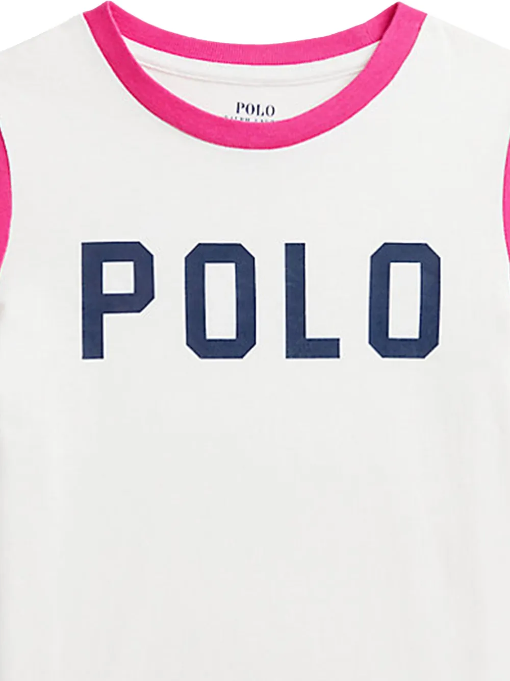 POLO RALPH LAUREN KIDS T-shirt met logoprint Wit