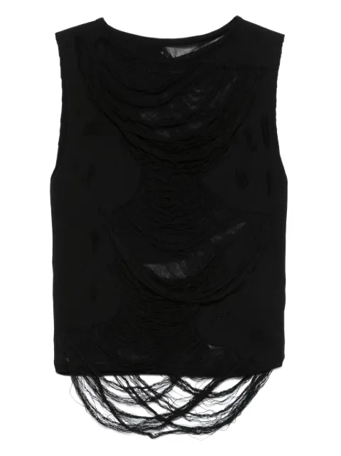MM6 Maison Margiela distressed tank top