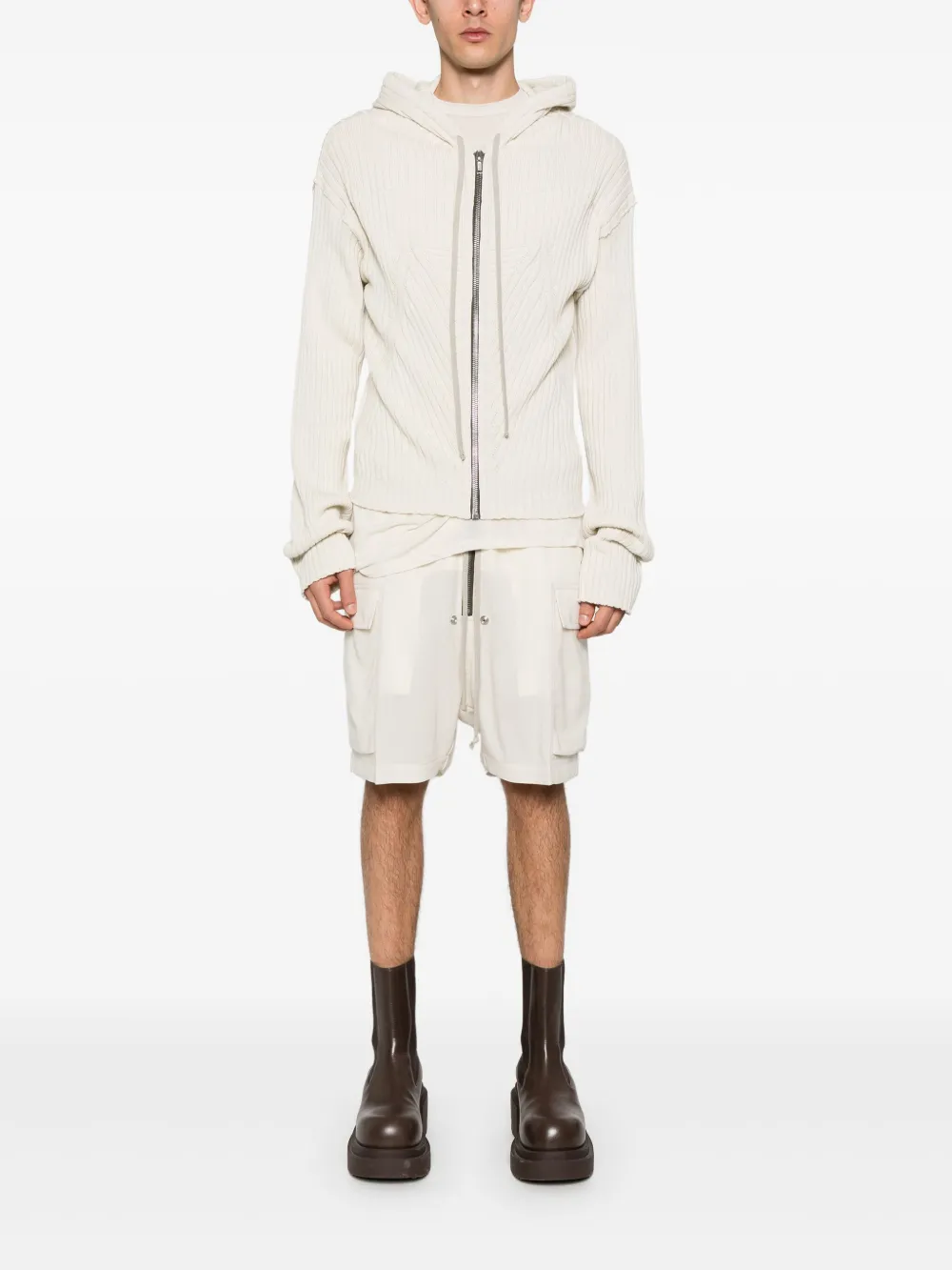 Rick Owens Vest met rits - Beige