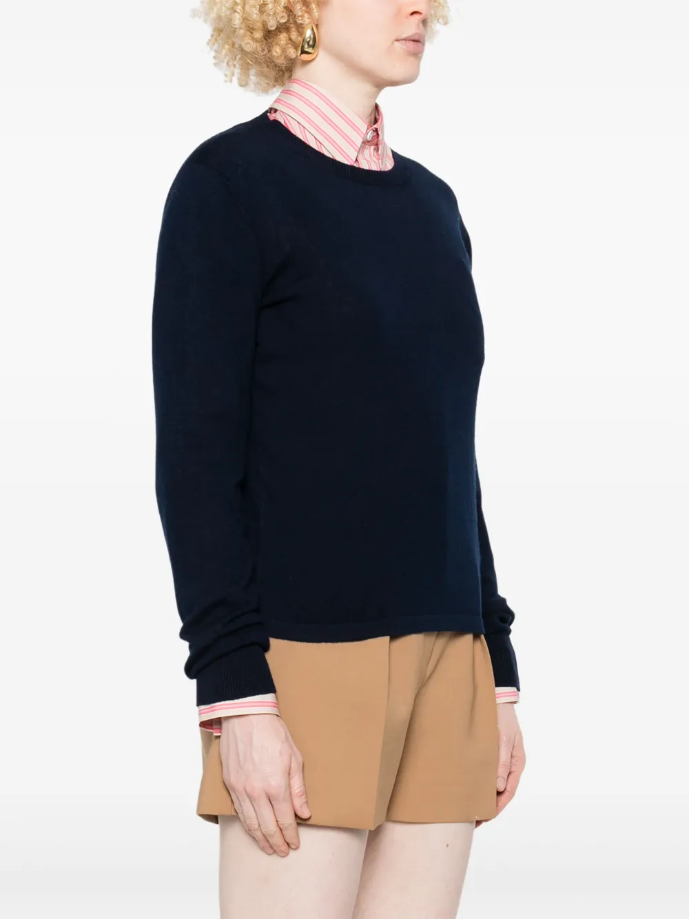 Barrie Trui met ronde hals Blauw