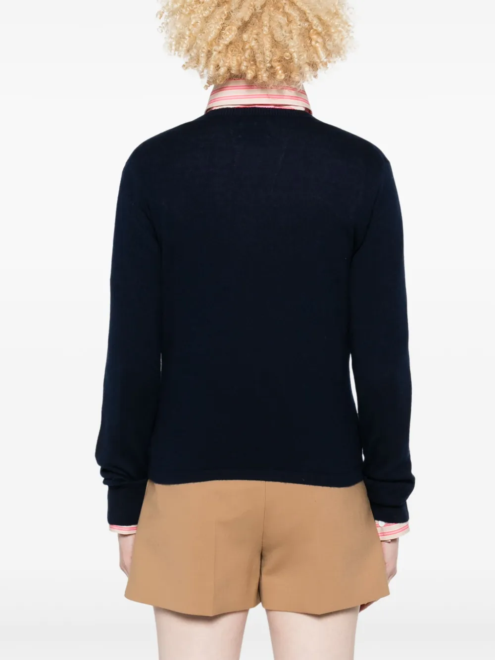 Barrie Trui met ronde hals Blauw