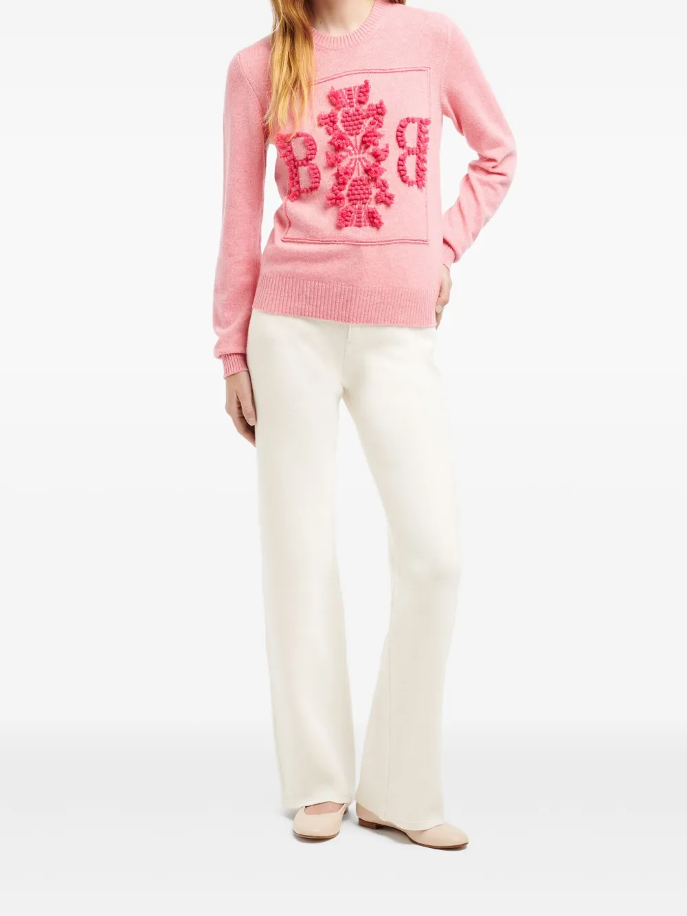 Barrie 3D logo cashmere sweater | Knitted Sweaters | Image 2