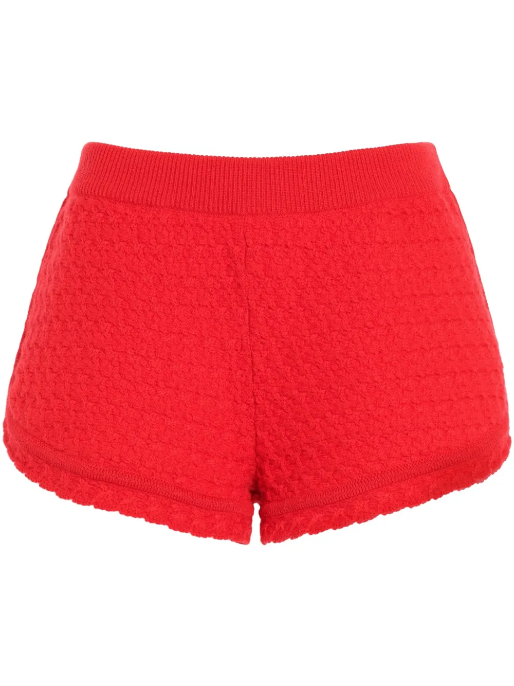 cashmere tweed shorts