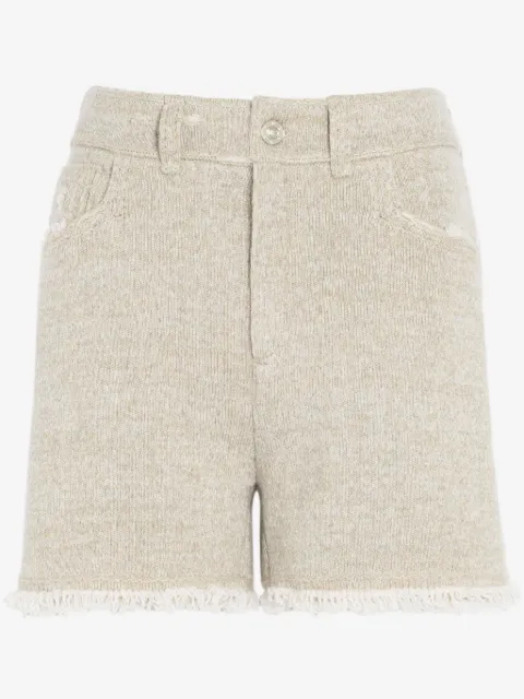 Barrie short en maille fine à franges