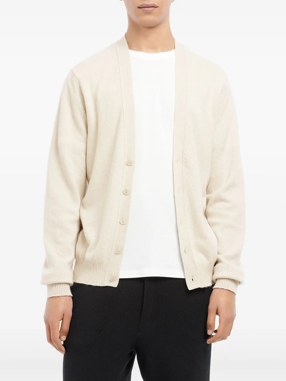 Barrie Vest met V-hals Wit