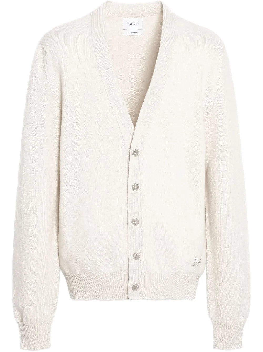 Barrie cardigan à col v | blanc | Image 1