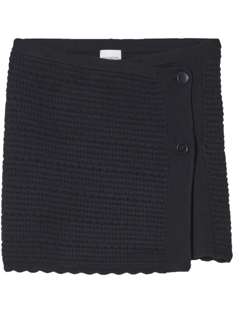 Closed falda corta de crochet