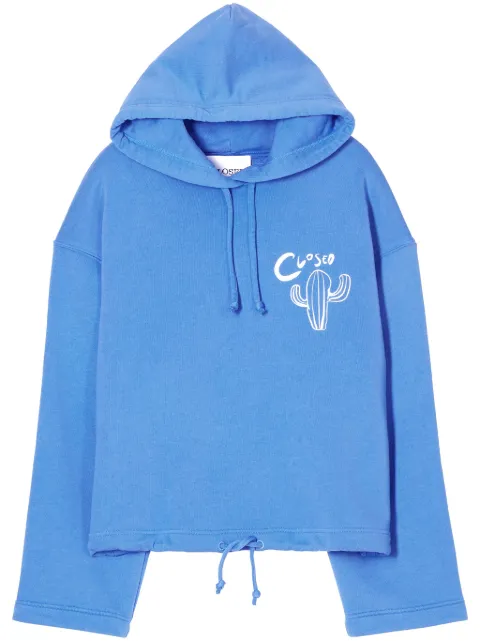 Closed hoodie de algodón