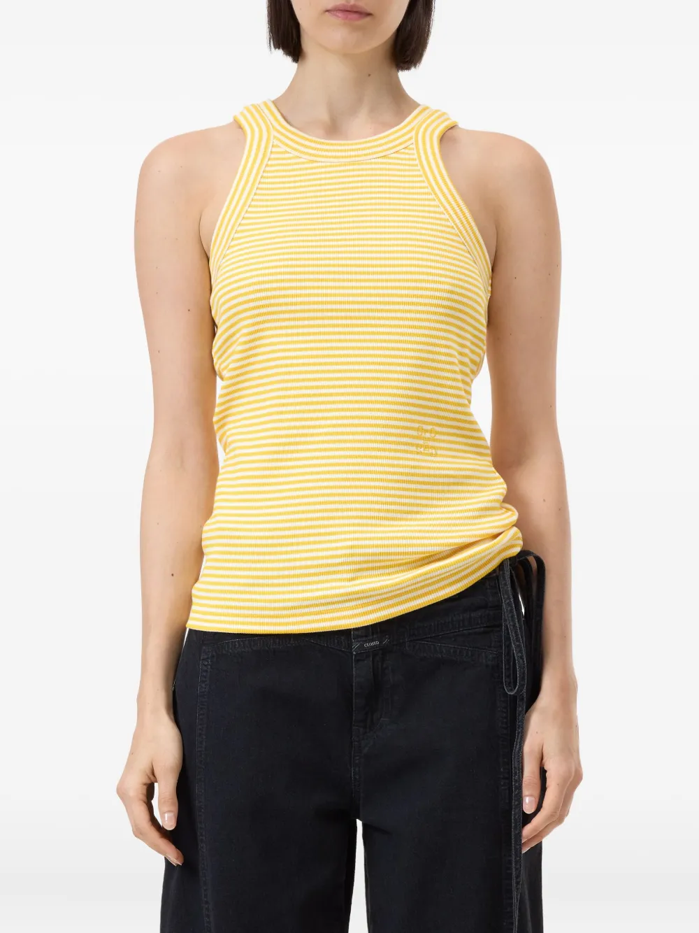 CLOSED RACER STRIPED TANK TOP