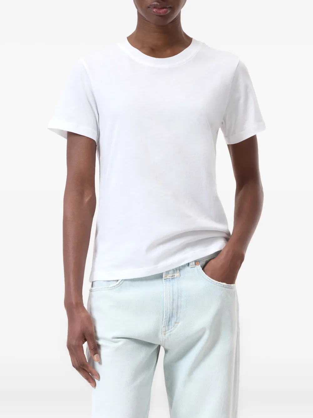 Shop Closed Cotton T-shirt In White
