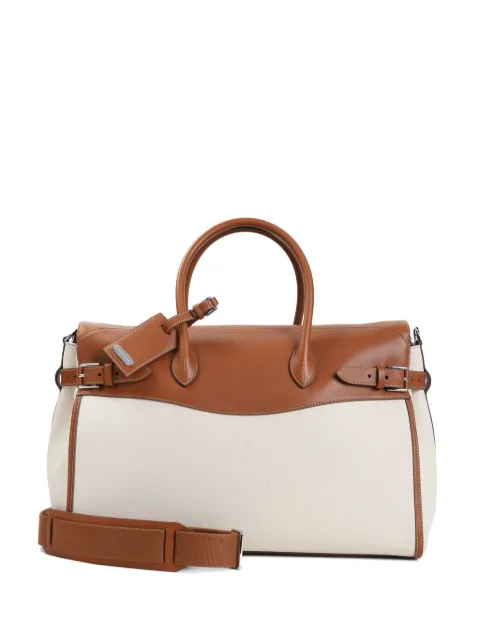 Ralph Lauren Purple Label two-tone tote bag