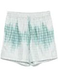 AMIRI bleached-effect shorts - Blue