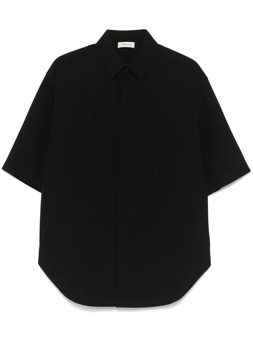 Fear Of God short-sleeve Oxford shirt | Black | Image 1