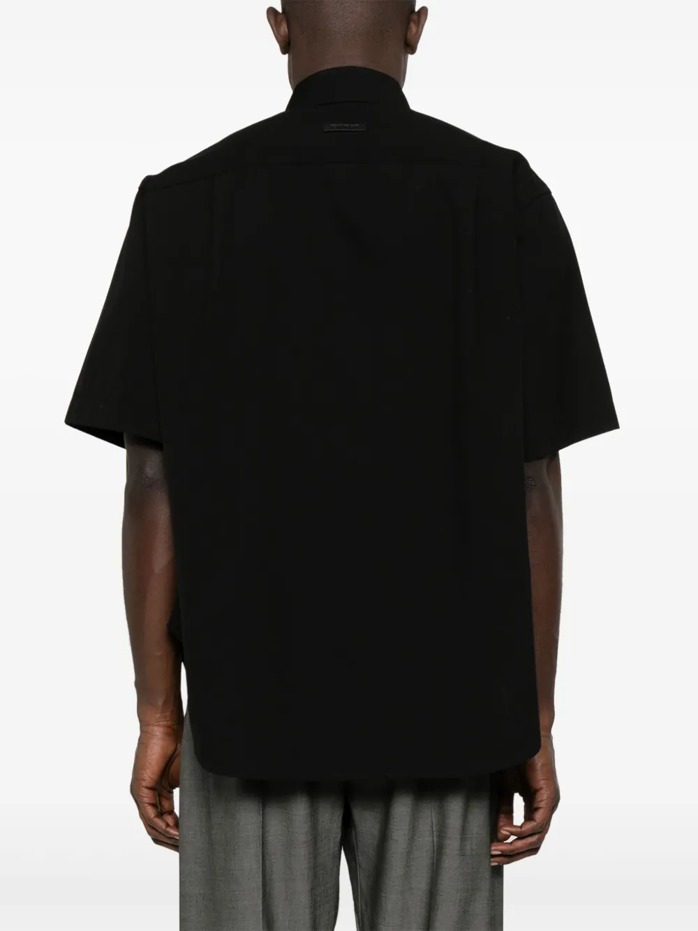 Fear Of God Oxford overhemd met korte mouwen Zwart