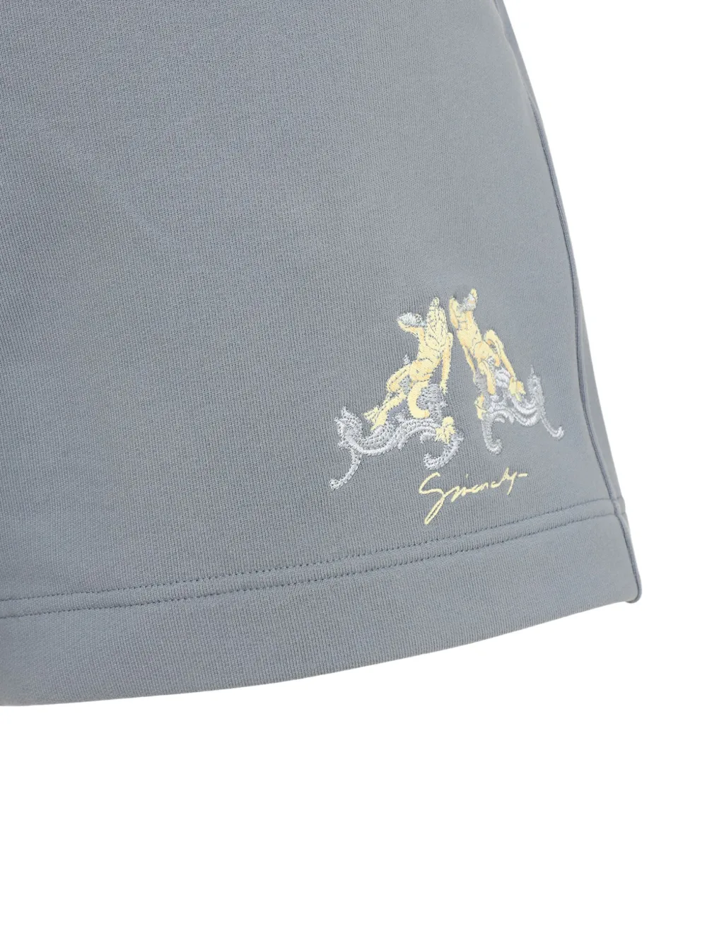 Givenchy Hubert Objects shorts met borduurwerk Blauw