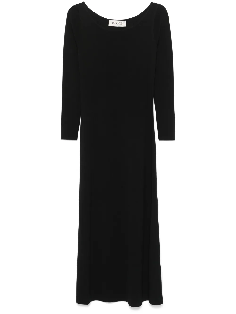 Róhe off-shoulder knitted midi dress