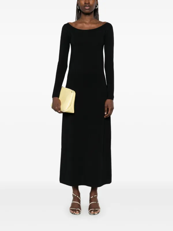 その他ブランド / Rohe/オフショルダーニットドレス/34/レーヨン/ブラック/64-26-1508-429 Róhe オフショルダー ニットドレス