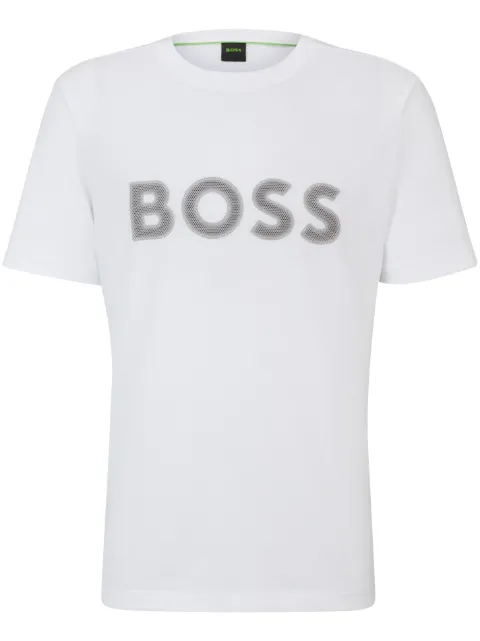 BOSS logo-appliqué T-shirt