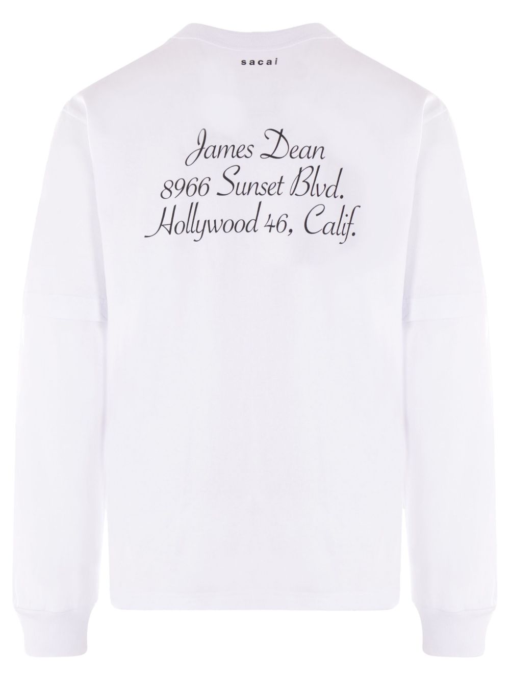 sacai James Dean T-shirt - Wit