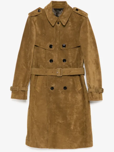 TOM FORD Buttery suede trench coat