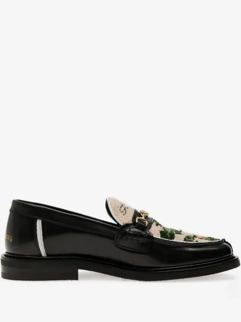 Filling Pieces Bonsai embroidered loafers