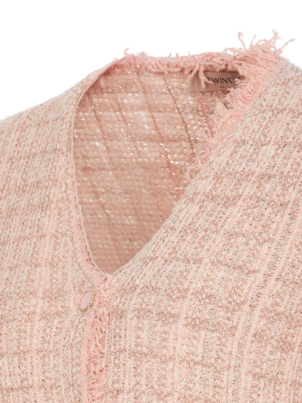 TWINSET Jack met franje afwerking Roze
