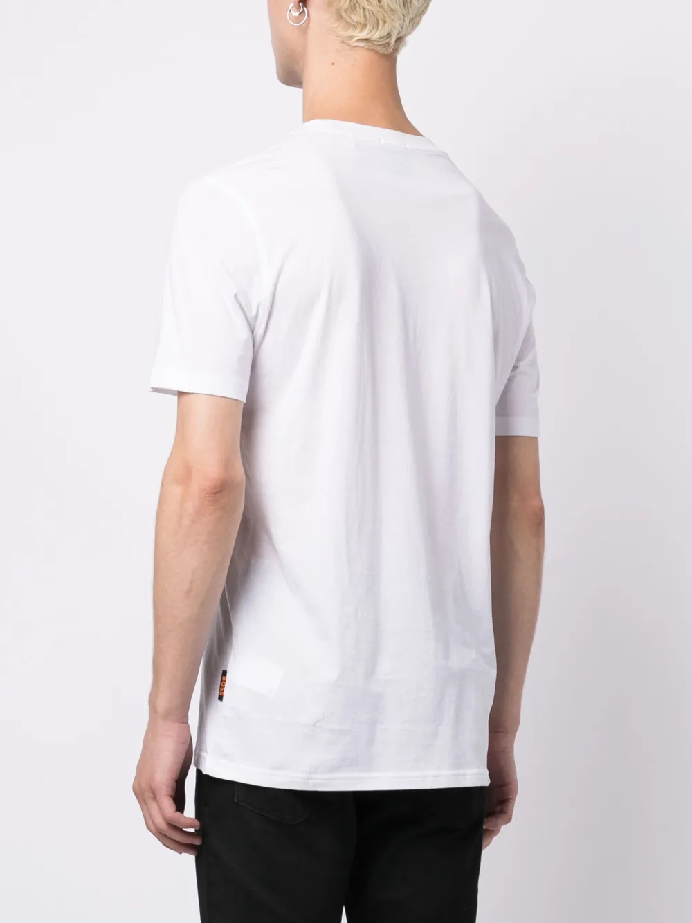 BOSS T-shirt met logoprint Wit