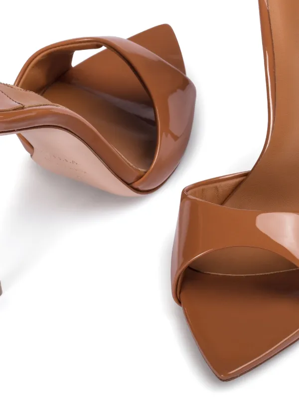 サンダル・ミュール LE SILLA Brown Pvc Bella Mules BELLA SANDAL 120 mm NERO | Le Silla