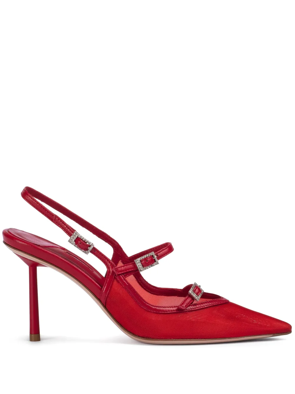 Le Silla 80mm Morgana slingback pumps Red