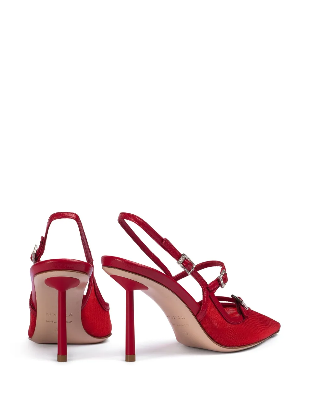 Le Silla 80mm Morgana slingback pumps Red