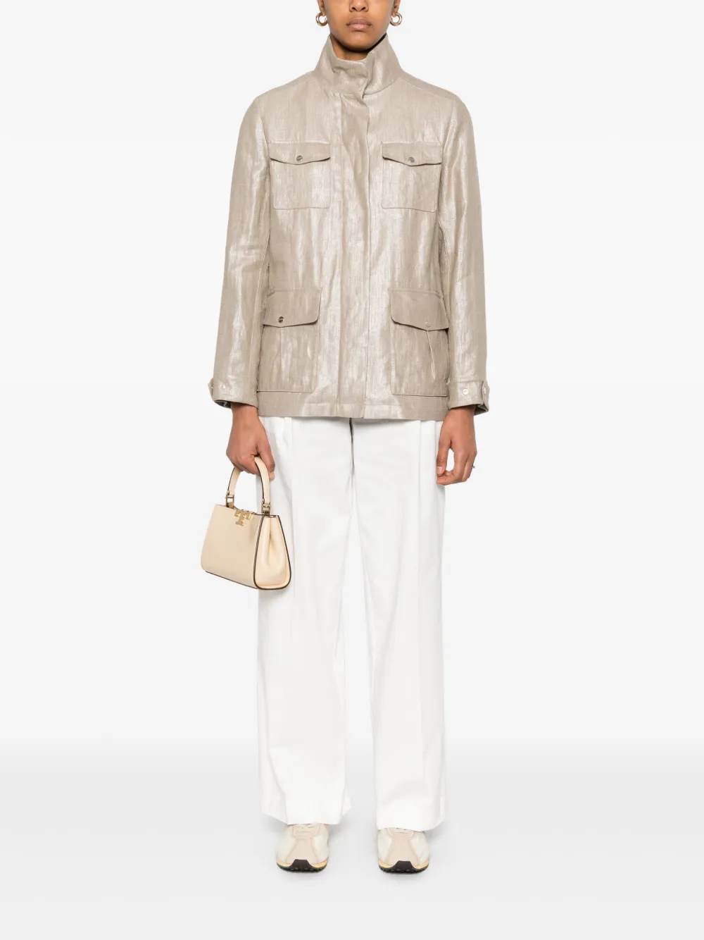 Herno linen jacket - Beige