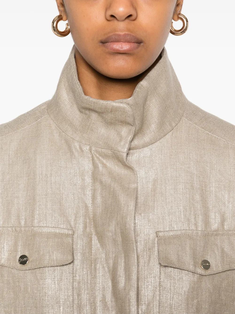 Herno Linnen jack Beige