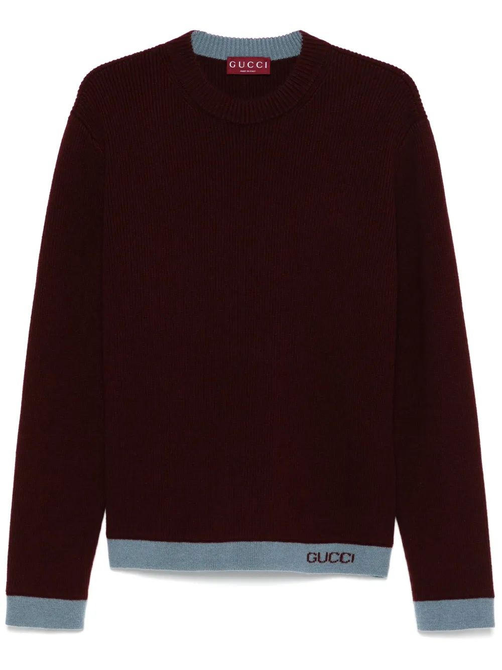 Gucci suéter tejido en intarsia | rojo | Image 1
