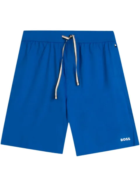 BOSS shorts de pijama con logo estampado